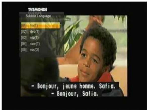 TVSMONDI Sublette Language [01] fm(T) [02] deu(T) [03] niid(T) [04] swe(T) [05] rus(D) - Bonjour, jeune homme. Safia. - Bonjour, Safia.