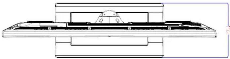 SHARP LC-39LE352E-BK - Disegni Dimensionali (LC-39LE352E) - 1