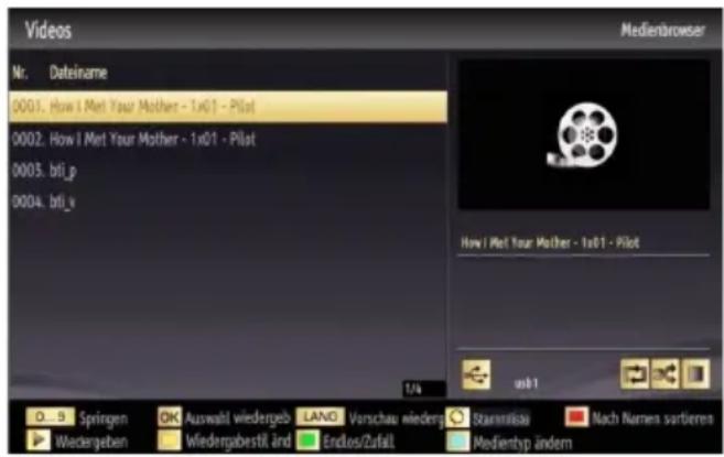 Videos Medienbrowser Nr. Dateiname 0001. How I Met Your Mother - 1x01 - Pilot 0002. How I Met Your Mother - 1x01 - Pilot 0003. bfi_p 0004. bfi_y How I Met Your Mother - 1x01 - Pilot ush-1 0... 9 Springen OH Auswahl Wiedergabe LANG Vorschau Wiedergabe Start inklusive Nach Namen sortieren Wiedergeben…