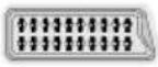 SHARP LC-39LE352E-WH - Ansicht der Anschlüsse - 1