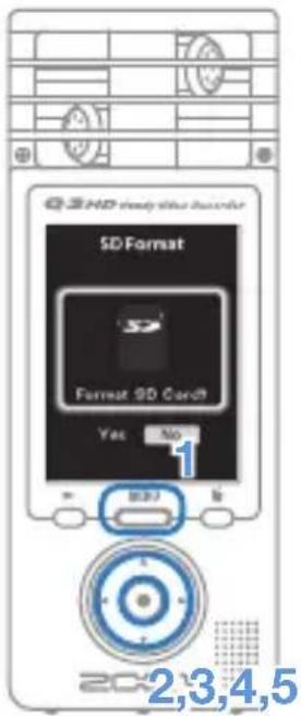SAMSON Q3HD - Formatieren einer SD-Karte - 2