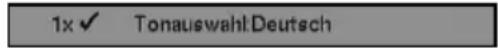 TECHNISAT DigiPal 2 e - Auswahl einer anderen Sprache/Tonoption - 1