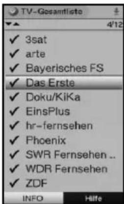 TV-Gesamtlosto ✓ 3sat ✓ arte ✓ Bayerisches FS ✓ Das Erste ✓ Doku/KiKa ✓ EinsPlus ✓ hr-fernsehen ✓ Phoenix ✓ SWR Fernsehen ... ✓ WDR Fernsehen ✓ ZDF INFO Hilfe
