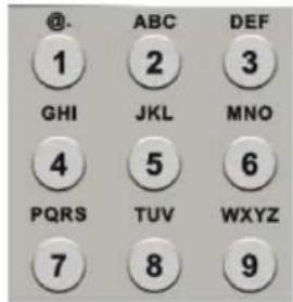 @. ABC DEF 1 2 3 GHI JKL MNO 4 5 6 PQRS TUV WXYZ 7 8 9