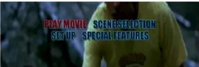 PLAY MOVIE SCENESELECTION SET UP SPECIAL FEATURES