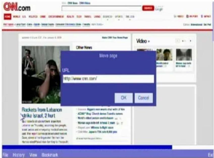 CNN.com www.cnn.com File History View Bookmark Exit