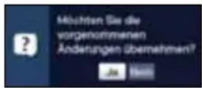 TECHNISAT Digit ISIO S1 - Einstellungen übernehmen / Menüs und Funktionen verlassen - 1