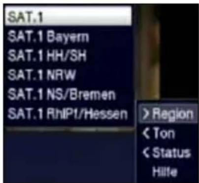 SAT.1 SAT.1 Bayern SAT.1 HH/SH SAT.1 NRW SAT.1 NS/Bremen SAT.1 RhIPf/Hessen > Region < Ton < Status Hille