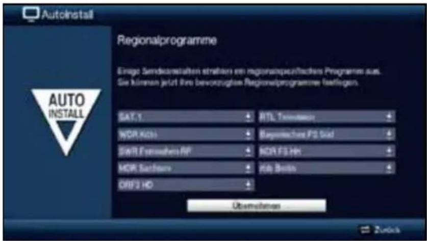 Autoinstall Regionalprogramme Einige Sendetenstalten strathens im regionalkapazifachens Programen aus. Sie können jetzt mir beworzugten Regionalprogramme gelegen. SAT.T1 RTL Transaktion WCR Kobs Begenechens PS 6x6d SWR Ferswahens RF NOR FS HH MCR Software Job Beta DRF3 HD Überschuss Zurks