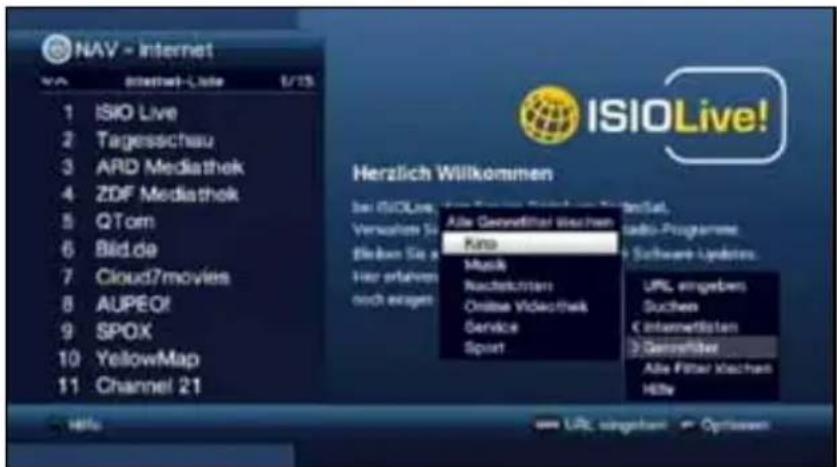 NAV - Internet 1 ISIO Live 2 Tagesschau 3 ARD Mediathok 4 ZDF Mediathok 5 QTom 6 Bid.de 7 Cloud7movies 8 AUPEO! 9 SPOX 10 YellowMap 11 Channel 21 ISIOLive! Herzlich Willkommen bei ISIOLive: Verwahen 3d Eleban Sie a Her erahem noch esagen Ade Genyelimat Weichen Music Nachstkosten Online Videothek Service Sport Kina Kina Music Nachstkosten Online Videothek Service Sport URL, umgeben Suchen Internetistan Grenzylation Alle Filter weichen Höhe