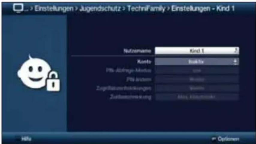Einstellungen > Jugendschutz > TechniFamily > Einstellungen - Kind 1 Nutznahme Kind 1 Kurilo Book1x PSI - Abgänge-Meritus PSI - Inšenzen Zugrisikatoren/Inšenzen-gen Zusikurschreisierung Aktien, Aktienkosten