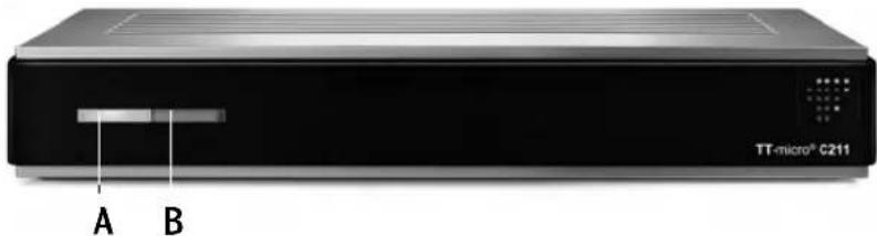 TechnoTrend TT-micro C211 - ●Vorderansicht des Receivers - 1