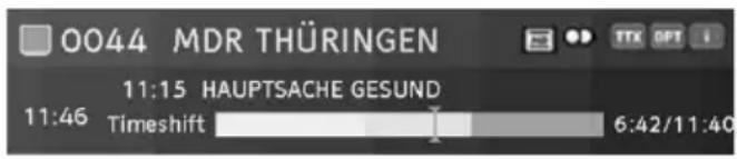 0044 MDR THÜRINGEN 11:15 HAUPTSACHE GESUND 11:46 Timeshift 6:42/11:40
