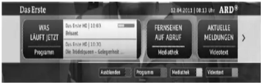 Das Erste 12.04.2011 | 08:13 Uhr ARD® WAS LÄUFT JETZT Programm Das Erste HD | 10:03 Brisent Das Erste HD | 10:30 Die Trüdelqueen - Gelegenheit ... FERNSEHEN AUF ABRUF Mediathek AKTUELLE MELDUNGEN Videotext Ausblenden Programm Mediathek Videotext