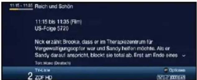 11:15 - 11:35 Reich und Schön 11:15 bis 11:35 (Film) US-Folge 5720 Nick erzählt Brooke, dass er im Therapiezentrum für Vergewaltigungsopter war und Sandy helfen möchte. Als er Sandy darauf anspricht, blockt sie total ab. Erst am Ende eines Tort. Mako (Deutsch) TV-Lase Options 2 ZDF HD 11:22 XXI65