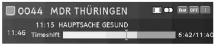 0044 MDR THÜRINGEN 11:15 HAUPTSACHE GESUND 11:46 Timeshift 6:42/11:40
