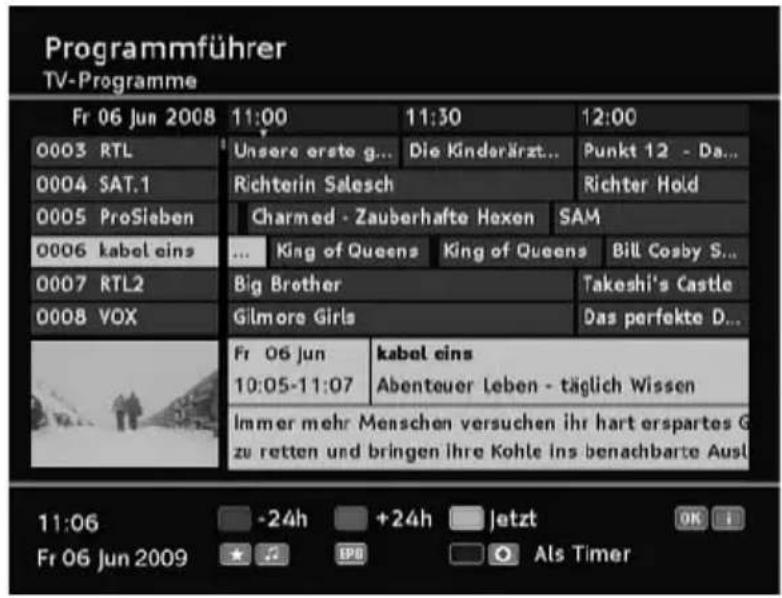Programmführer TV-Programme Fr 06 Jun 2008 11:00 11:30 12:00 0003 RTL Unsere erste g... Die Kinderärzt... Punkt 12 - Da... 0004 SAT.1 Richterin Salesch Richter Hold 0005 ProSieben Charmed - Zauberhafte Hexen SAM 0006 kabel eins ... King of Queens King of Queens Bill Cosby S... 0007 RTL2 Big Brother Takeshi's Castle 0008 VOX Gilmore Girls Das perfekte D... Fr 06 Jun kabel eins 10:05-11:07 Abenteuer Leben - täglich Wissen Immer mehr Menschen versuchen ihr hart erspartes G zu retten und bringen ihre Kohle ins benachbarte Ausl 11:06 -24h +24h Jetzt OK i Fr 06 Jun 2009 ★ 📞 Als Timer