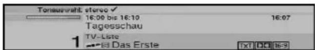 Tonsunwahl. stereo ✓ 16:00 bis 16:10 Tagesschau 1 TV-Liste Das Erste 16:07 16:9