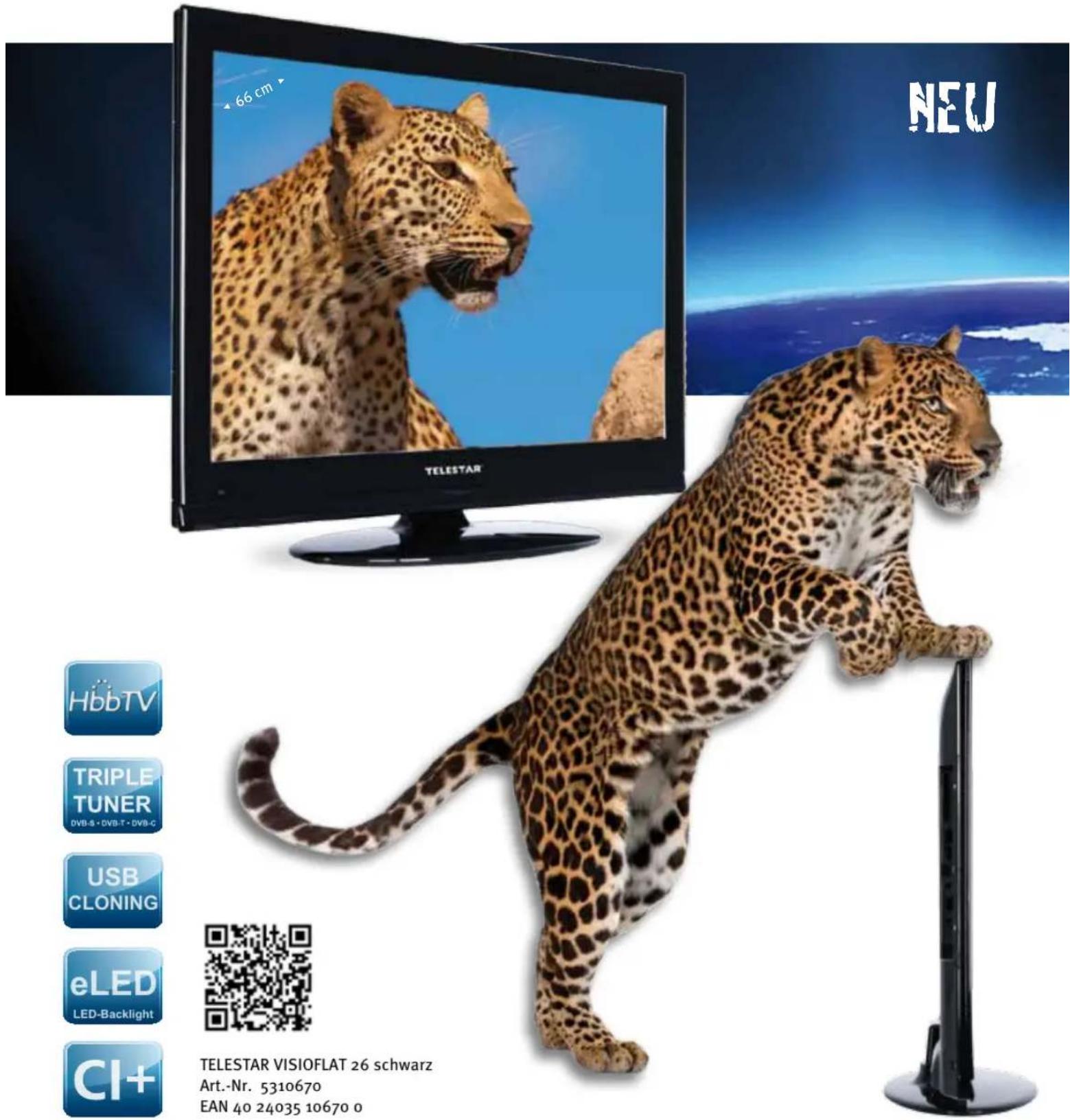 Telestar TD 2210 HD-L - TELESTAR VISIOFLAT 26 - 1