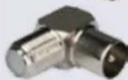 Telestar TD 2210 HD-L - Adapter F-Kupplung auf IEC Stecker - 1
