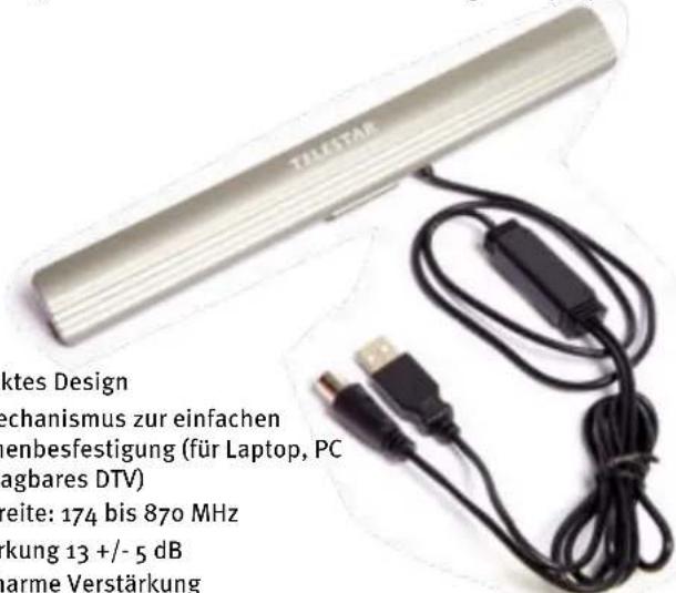 Telestar TD 2210 HD-L - DVB-T Außenantenne mit Halteclip - 1