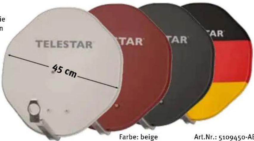 Telestar TD 2210 HD-L - Alu-Rapid-Halterung: - 1