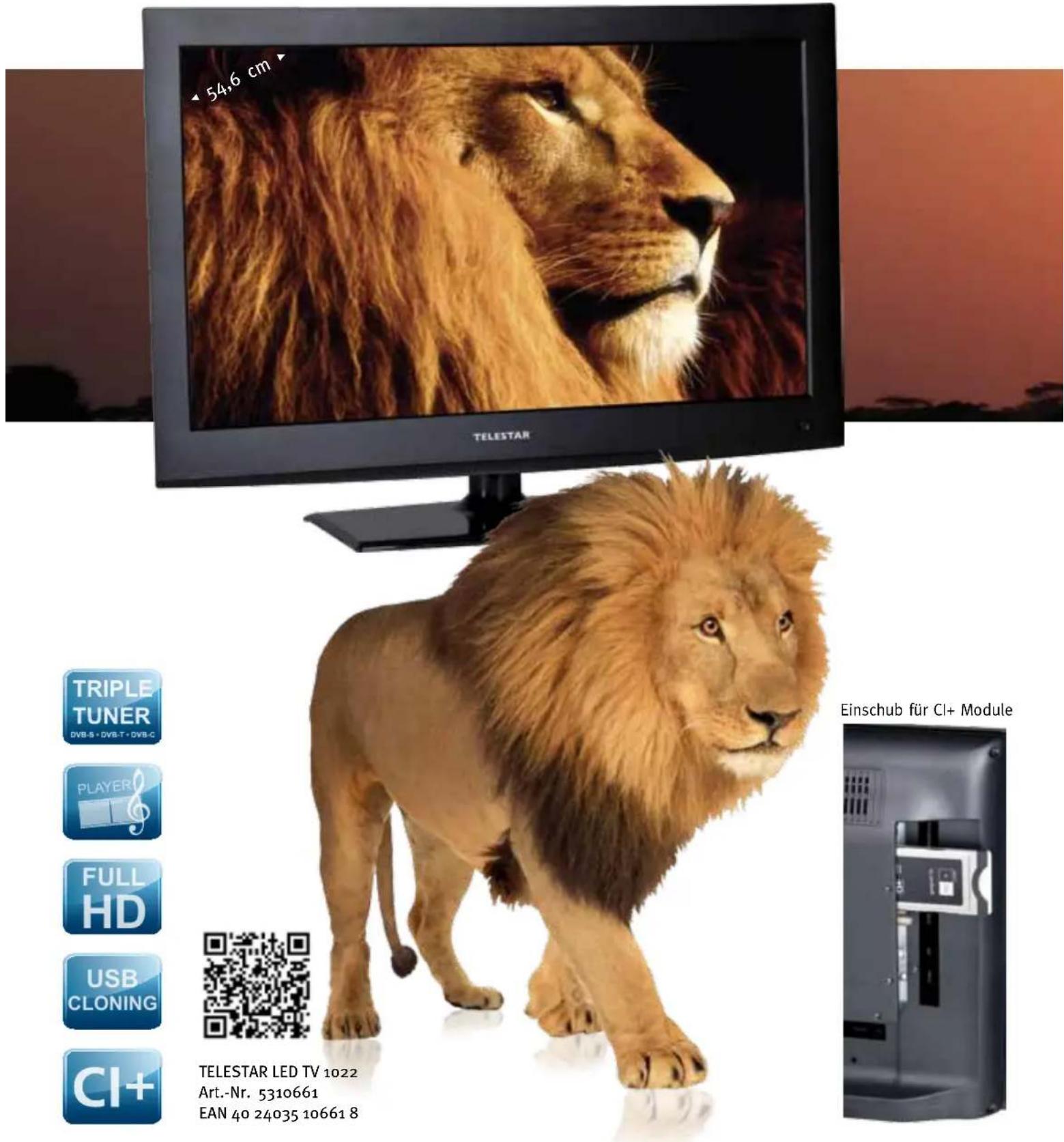 Telestar TD 2210 HD-L - TELESTAR LED TV 1022 - 1