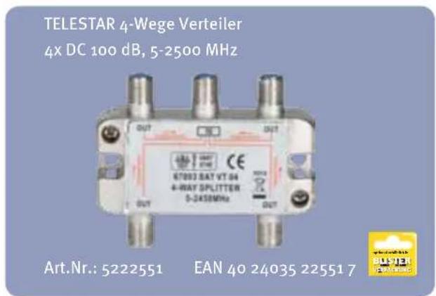 Telestar TD 2210 HD-L - TELESTAR SCR 2/1x2 - 4
