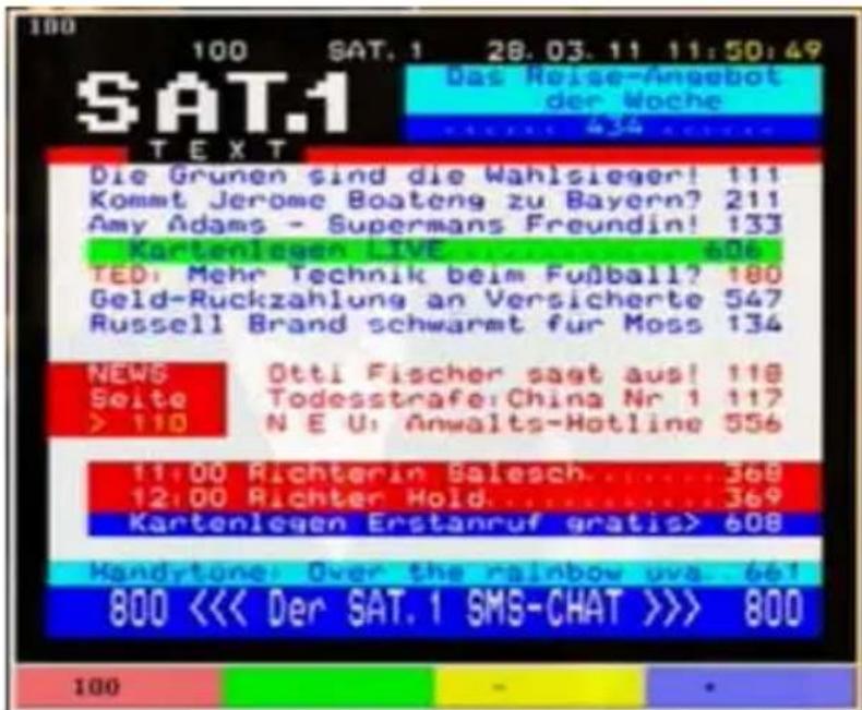 Telestar TD 1110 S-L - Videotext - 1