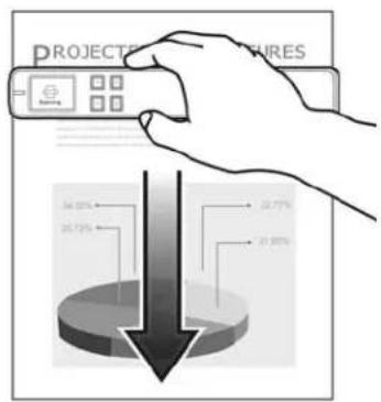 AVISION MiWand 2L Pro - Scannen von Hand starten - 1