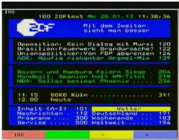 Telestar T 180 - Videotext - 1