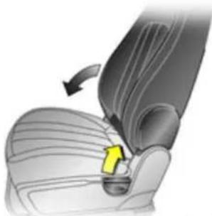 Vauxhall Antara (2007) - Sitz in Längsrichtung einstellen - 1