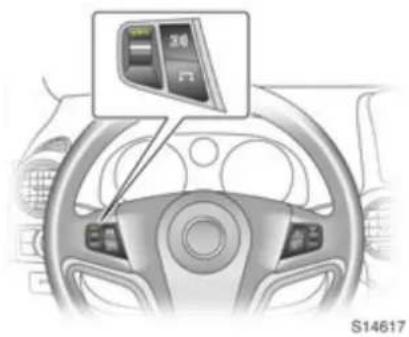 Vauxhall Antara (2007) - Board-Info-Display, Auswahl der Funktionen - 2