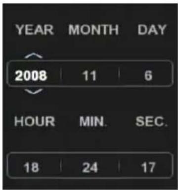YEAR MONTH DAY 2008 11 6 HOUR MIN. SEC. 18 24 17