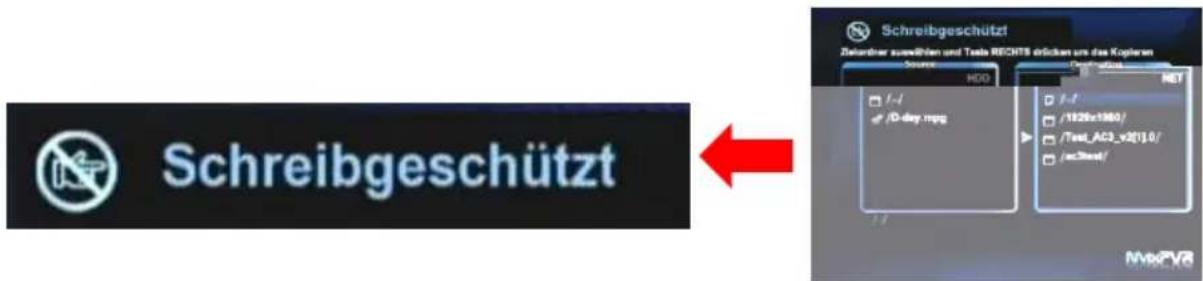 Schreibgeschützt Schreibgeschützt Seizahl der auswischen und Test RECHTS drücken um das Kopieren Source: HDD /120x1360/ /Test_AC3_x2[1].0/ /m3Text/