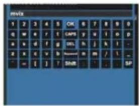 mvia 1 2 3 4 5 OK 6 7 8 9 0 Q W Q F T CAPS Y V I O P A B C D E G DEL H J K L R S E F G H NSWEN 10 M / L - - [ ] ? SHAK - - SP