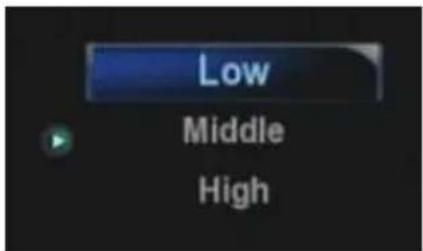 Low Middle High