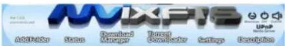 MIXFIS AddFolder Status Download Manager Torrent Downloader Settings Description