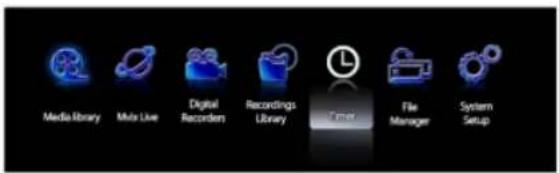 Media Library Muto Live Digital Recorders Recordings Library Timer File Manager System Setup