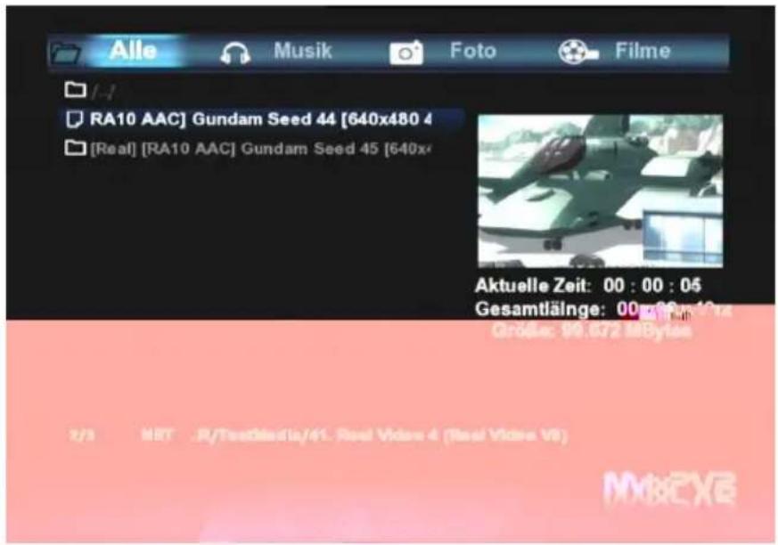 Alle Musik Foto Filme RA10 AAC] Gundam Seed 44 [640x480 4 [Real] [RA10 AAC] Gundam Seed 45 [640x Aktuelle Zeit: 00 : 00 : 05 Gesamtlänge: 00:00:10 Hz Größe: 99.672 MBytes 2/3 MET .R/TreadMedia/41. Real Video 4 (Real Video V8) MXBEXE