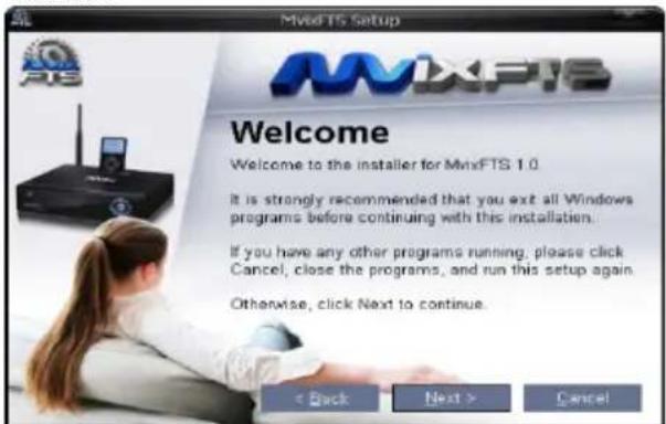 Mvix MXPVR-500 - 1) Mvix FTS Installation - 2