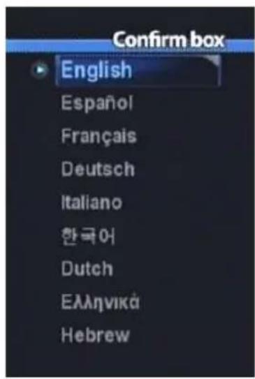 Confirm box English Español Français Deutsch Italiano 한국어 Dutch Еллэнviká Hebrew