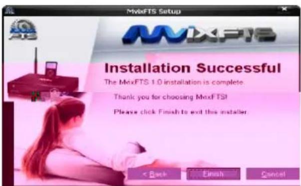 Mvix MXPVR-500 - 1) Mvix FTS Installation - 4