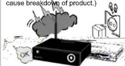 cause breakdown of product.
