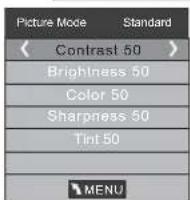 HAIER LES32T1000HFM - PICTURE MENU - 2