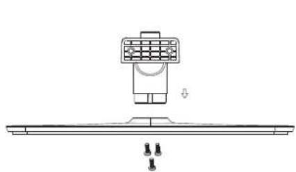 HAIER LES32T1000HFM - Base Stand Assembly Instruction - 1