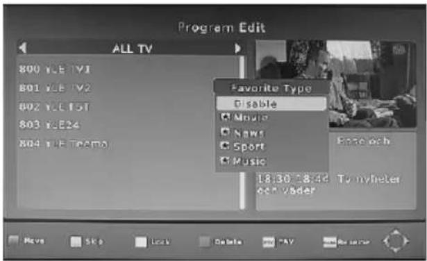 Program Edit ALL TV 800 YCE TV1 801 YCE TV2 802 YCE 15T 803 YCE24 804 YCE TEAM0 Favorite Type Disable Music News Sport Music 18:30 - 18:42 Get Väder Rase och Tv nyheter