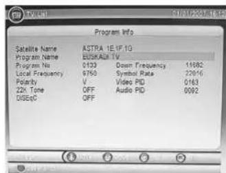 Program Info Satellite Name ASTRA 1E1F.10 Program Name BUSKALM TV Program No 0133 Down Frequency 11682 Local Frequency 9750 Symbol Rate 22016 Polarity V Video PID 0163 22k Tone OFF Audio PID 0092 DISEC OFF