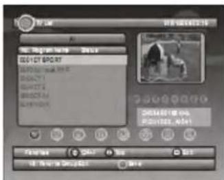 MEGASAT 3410se - TV Liste - 1