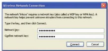 LINKSYS AE2500-RM - To connect to a new wireless network: - 3
